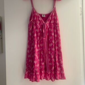 Victoria Secret PINK Cotton Ruffle bottom cami/coverup